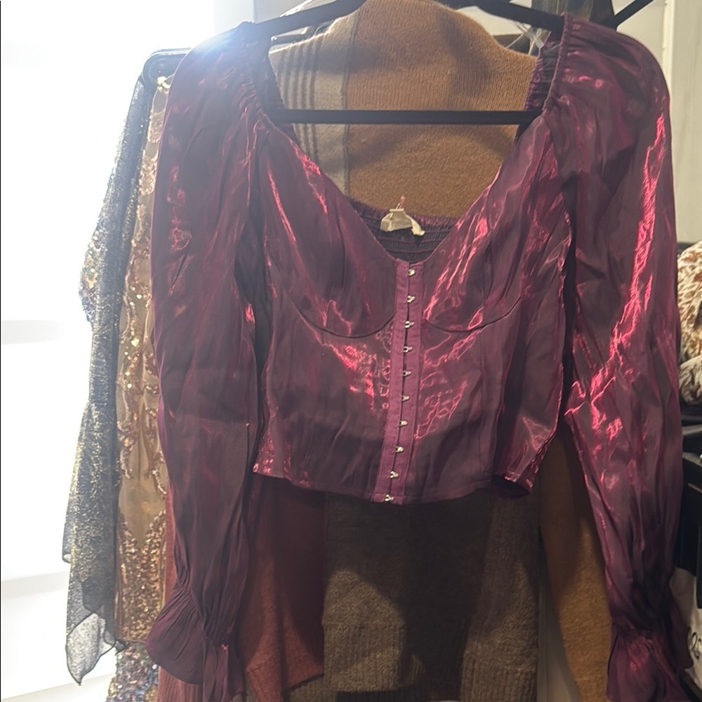 Elegant Purple Women's Top